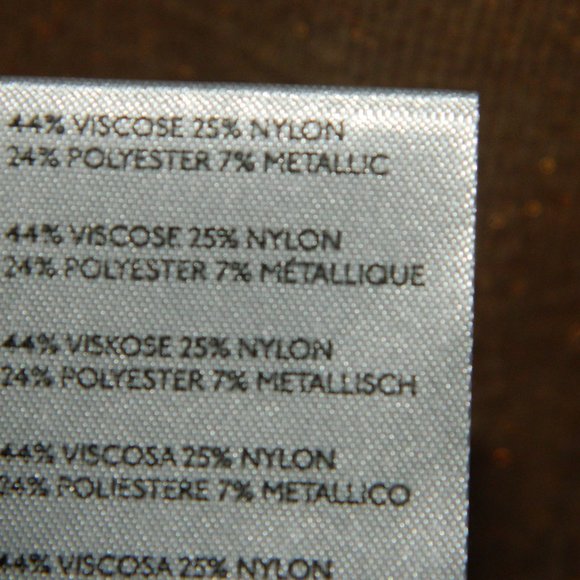 Anthropologie Claudette Ruffled Sweater Dress Tan Gold Metallic Size XS BB-25 - Picture 5 of 6